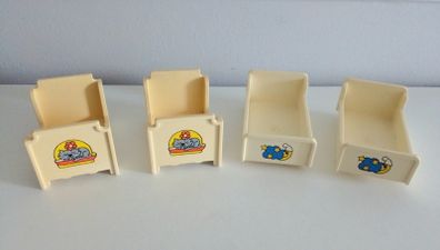 Set Of 4 Vintage Lego Duplo Beds