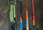 Hockey sticks;  bags & shin guards