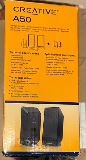 Creative Labs Speakers Creative A50 USB powered 2.0 Black