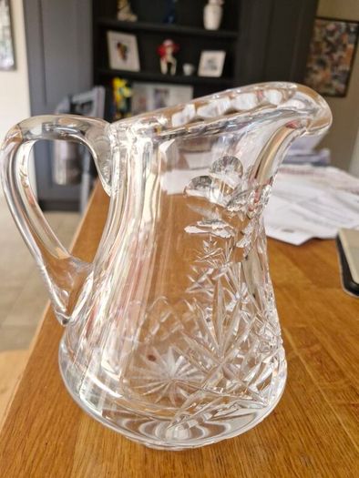 Vintage Cut glass water Jug