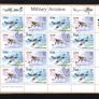 2000 Ireland Military Aviation Stamp 30p/38c & 45p/57c Stamp Sheetlet Plate 1A1A1A1A Fine CDS Used with Dublin cancel of 9th October 2000 (First day of issue) Image 3