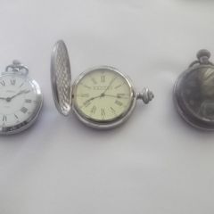 3 vintage pockets watches for repair