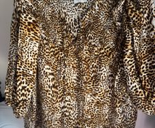 Brand new Papaya leopard print blouse size UK18 EU46 Postage included