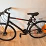 Mint condition Fuji Absolute 1.9 men's Hybrid Bike and Abus Locks Image 2