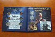 70 EURO Retail - 2 Silver coins in old German Empire set Kaiser Wilhelm II | original Silver Coins