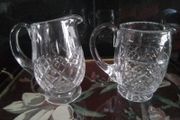 Two Large Cut Glass Jugs