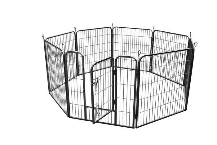 XL Heavy Duty 8 Panel Pet Dog Play Pen Run Enclosure