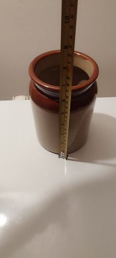 Vintage earthenware milk jug