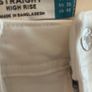 BNWT Next Cream Straight Leg Jeans Size 8R Image 3