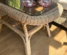 Small Wicker Coffee Table