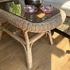 Small Wicker Coffee Table
