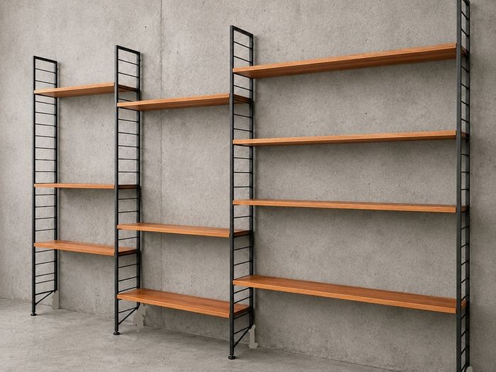 ladderax mid century modern shelving vintage retro