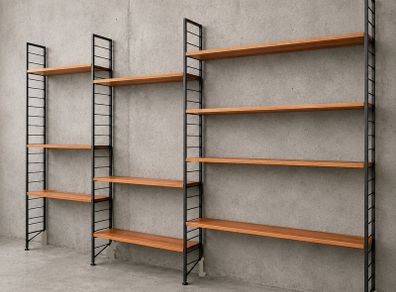 ladderax mid century modern shelving vintage retro