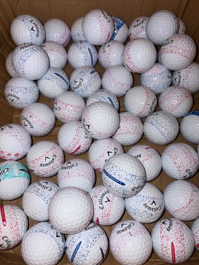 Callaway Supersoft Splatter Golf Balls Grade A/B