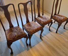 Antique dining chairs