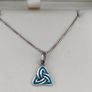 Sterling silver Celtic knot pendant necklace Image 4