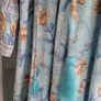 Unsigned sky blue floral floaty boho dress Sz L (Fit 12-14UK) Image 8