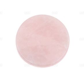 Jade Stone for Eyelash Extension - Lash Glue Round Pallet Holder Pad - Pink