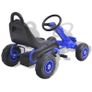 Pedal Go-Kart with Pneumatic Tyres Blue Image 4