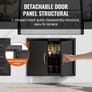Door, 788x610 mm Double Outdoor Kitchen Door, Cold Plate Flush Mount Door, Wall Vertical Door with Handles, for BBQ Island, Grilling Station, Outside Cabinet Image 5