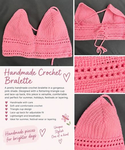Handmade bralette