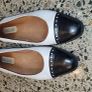 Bally Ballet pumps black white leather Image 7