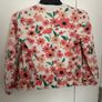 Floral zipped jumper, size 7-8 years (128cm) Image 3