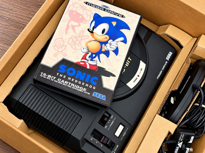 Sega Mega Drive Console - Sonic and Mega Games Rare Variant - Boxed