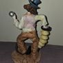 Vintage Japanese made ceramic Clown statue Image 5