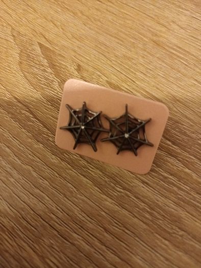 Halloween Spider Web  earrings