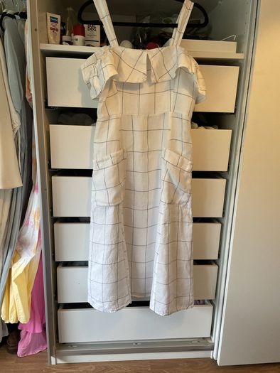 Mango pure linen dress
