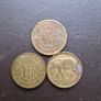 A Lot of 3 coins from Belgian Congo (1944-1949) Image 2