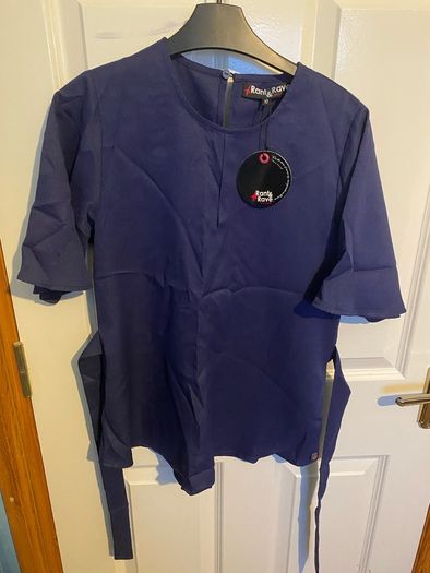 Rant & Rave navy top BNWT