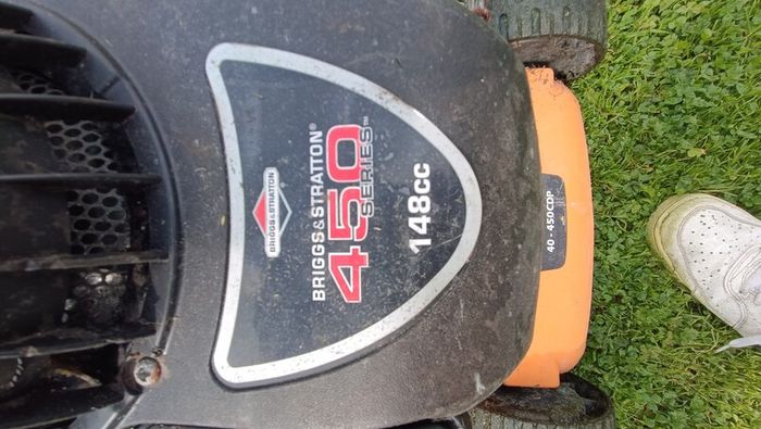 petrol lawnmower