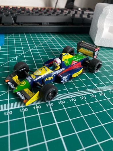 Vintage Larrousse F1 car model