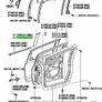 Genuine Toyota Yaris 05-11, Part 75922-0d010 (tape, Black Out, No.1 Lh) Image 4