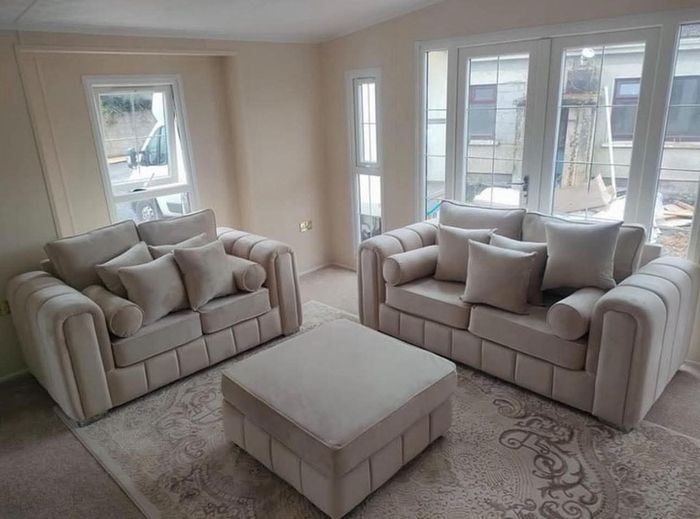 Milano 3+2 or Corner Fullback Cushions Sofa