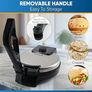 25.4cm Roti Maker Machine with Free Roti Heater and Removable Handle - Indian Chapati, Tortilla, Roti AC220-240V 50/60Hz 1200W Image 4