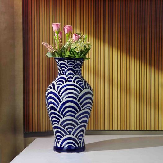 Handmade and Hand Painted Ceramic Flower Vase | Warehouse Clearance | Massive Discount | Bargain price