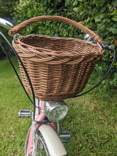 Girls pink Vintage Pro Bike with basket
