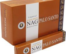 ONE BOX of Golden Nag Himalaya or Nag Palo Santo incense 12x15g Packets great quality & value