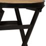 Desk with Folding Stool Solid Mango Wood 115x50x76 cm Image 6