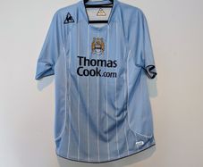 Manchester City Football Shirt | 2007/08 | Le Coq Sportif | L
