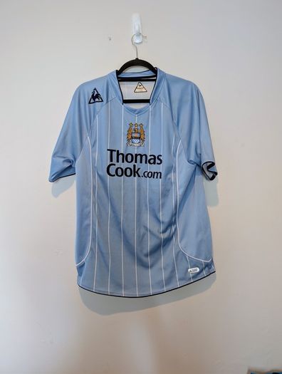 Manchester City Football Shirt | 2007/08 | Le Coq Sportif | L