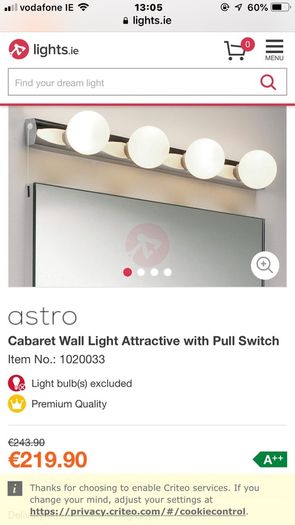 Astro cabaret lights new but no box