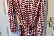 Long print dress. Size 16