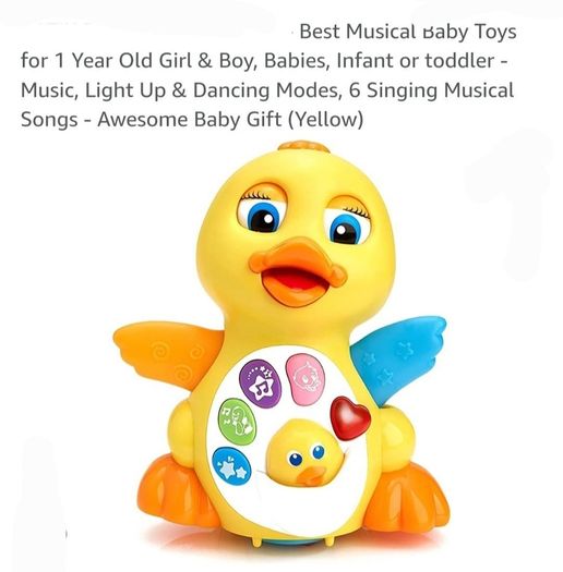 Dancing,  Walking Electronic duck (1078)