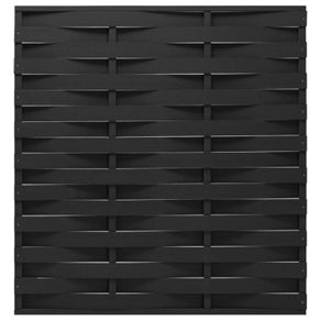 Fence Panel WPC 170x180 cm Black