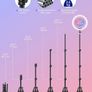 Ring Light with Tripod Stand & Phone Holder Tall, 12.6 inch Selfie Ring Lights for Makeup, Live Streaming, Tik tok, YouTube Video, Dimmable LED Circle Lights with Remote Total Height 187 cm/73.6 Inch (FREE POSTAGE) Image 4