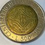 Italy 500 Lire 1993 Bimetallic Banca D'Italia centenary Coin Image 3